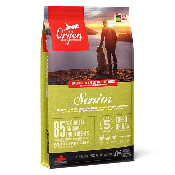 Orijen Senior Dog - front of bag.